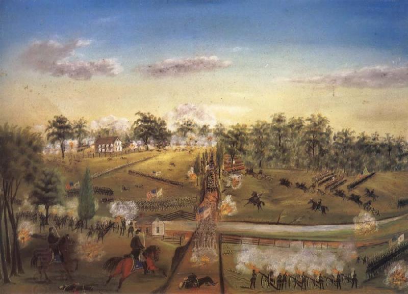 unknow artist Attack at Seminary Ridge,Gettysburg China oil painting art